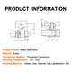 ball valve 1/2