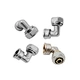 brass male elbow compression fitting