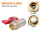 brass gas ball valve