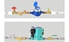 water meter brass fittings