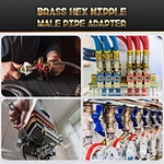 brass thread hose nipple