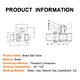 ball valve brass ball valve valve
