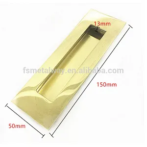 Stainless steel cabinet concealed handles
