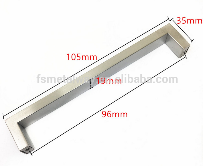 Furniture fitting metal pull kitchen cabinet handles