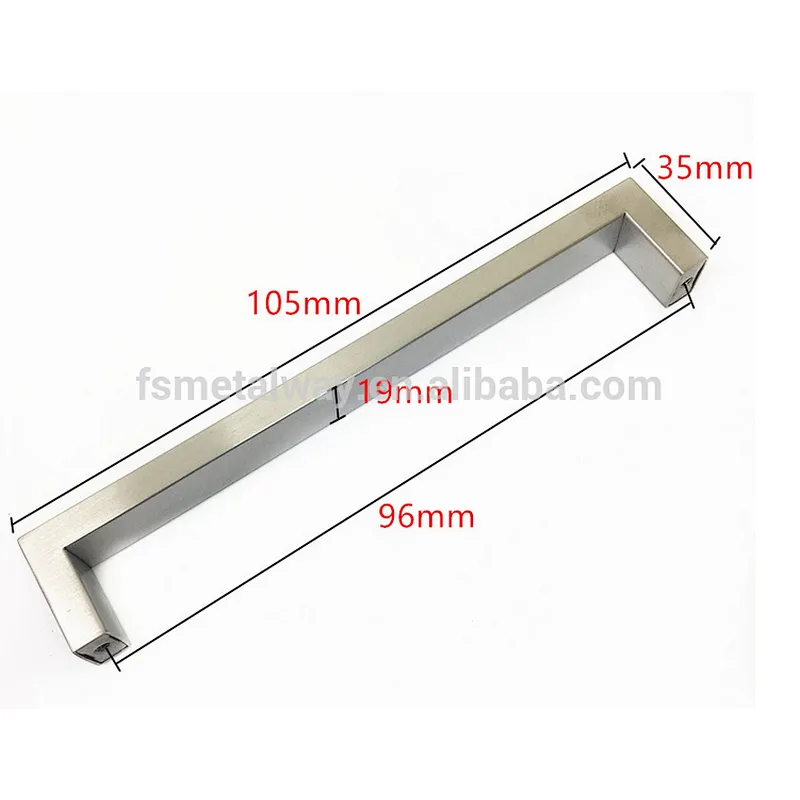 Furniture fitting metal pull kitchen cabinet handles