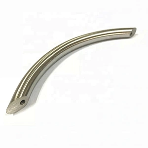 Stainless Steel Tapered Bow Brushed Satin Nickel Cabinet Handle Pull