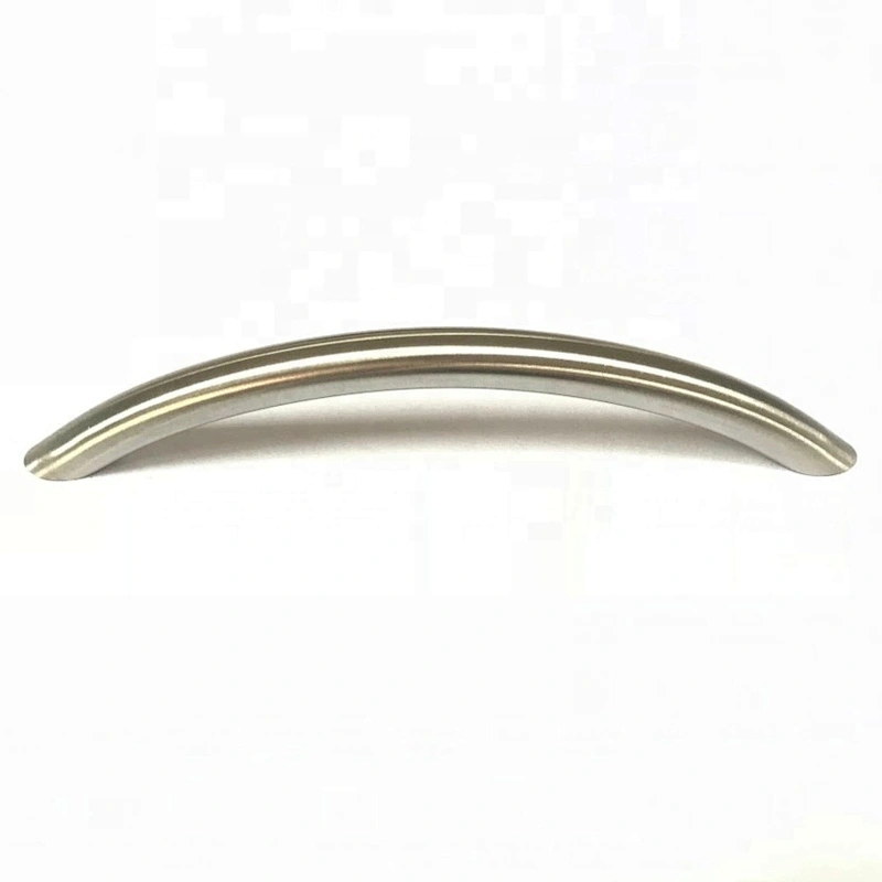 Stainless Steel Tapered Bow Brushed Satin Nickel Cabinet Handle Pull