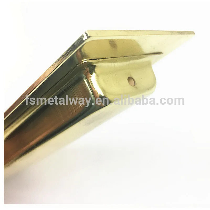 Stainless steel cabinet concealed handles