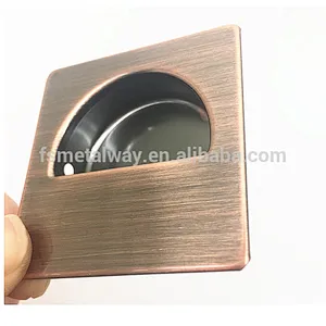 Square Stainless Steel Flush Pull  Concealed Handle