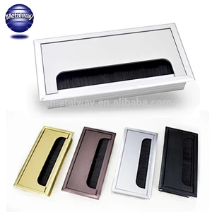 Aluminum Alloy Wire Cable Hole Cover Grommet Flexible Desk Grommet