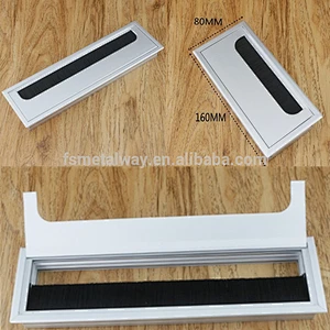 Aluminum Alloy Wire Cable Hole Cover Grommet Flexible Desk Grommet