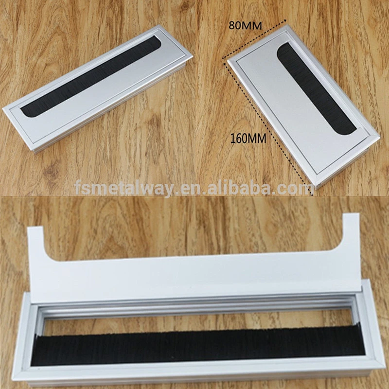 Aluminum Alloy Wire Cable Hole Cover Grommet Flexible Desk Grommet
