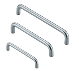 stainless steel 304 solid round cabinet brush handle
