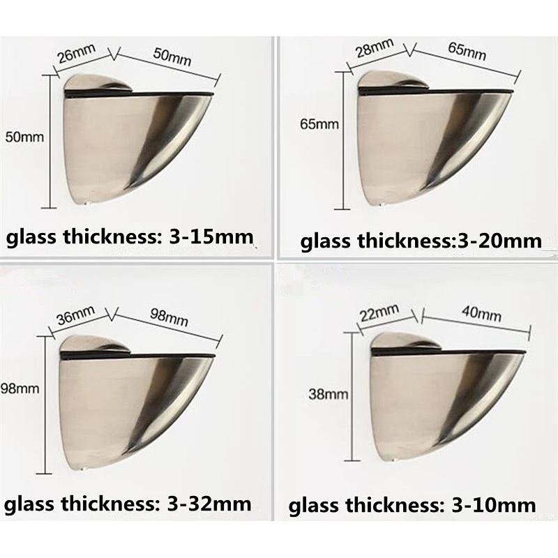 Glass shelf clip MG-001