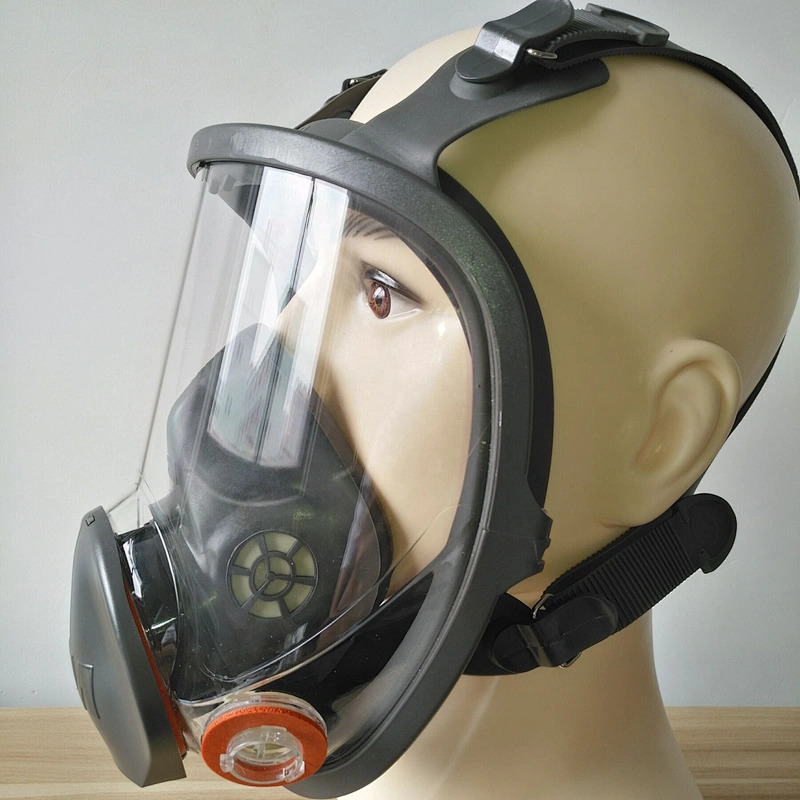 Reusable 3M 6800 full face respiratory gas mask, medium size
