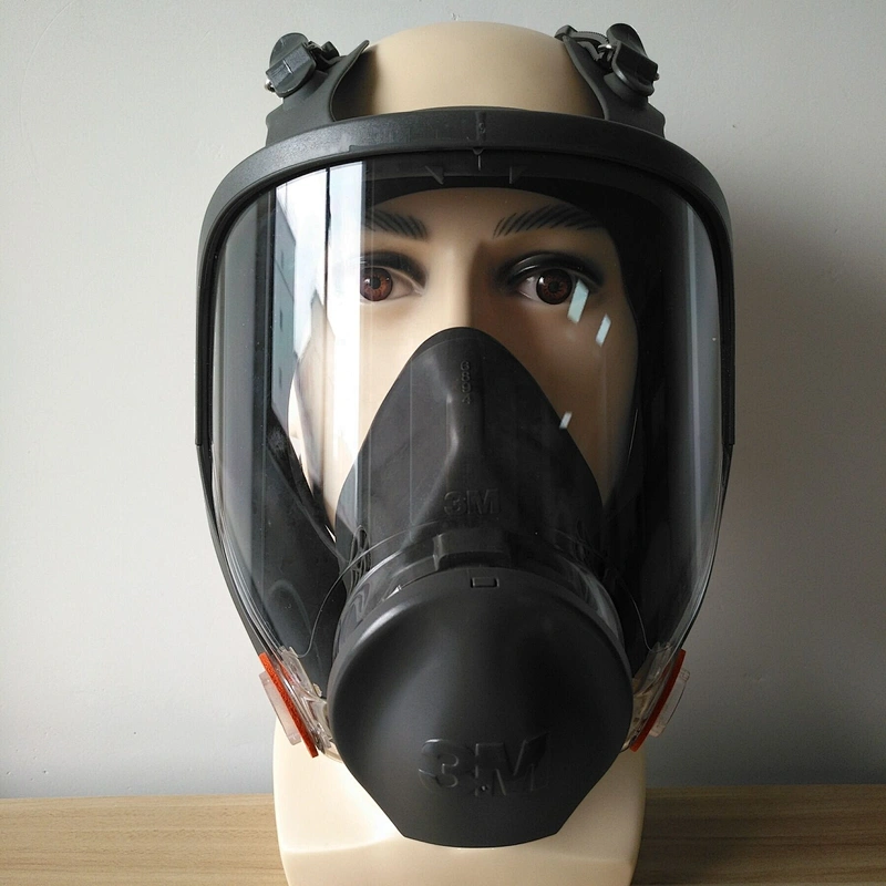 Reusable 3M 6800 full face respiratory gas mask, medium size