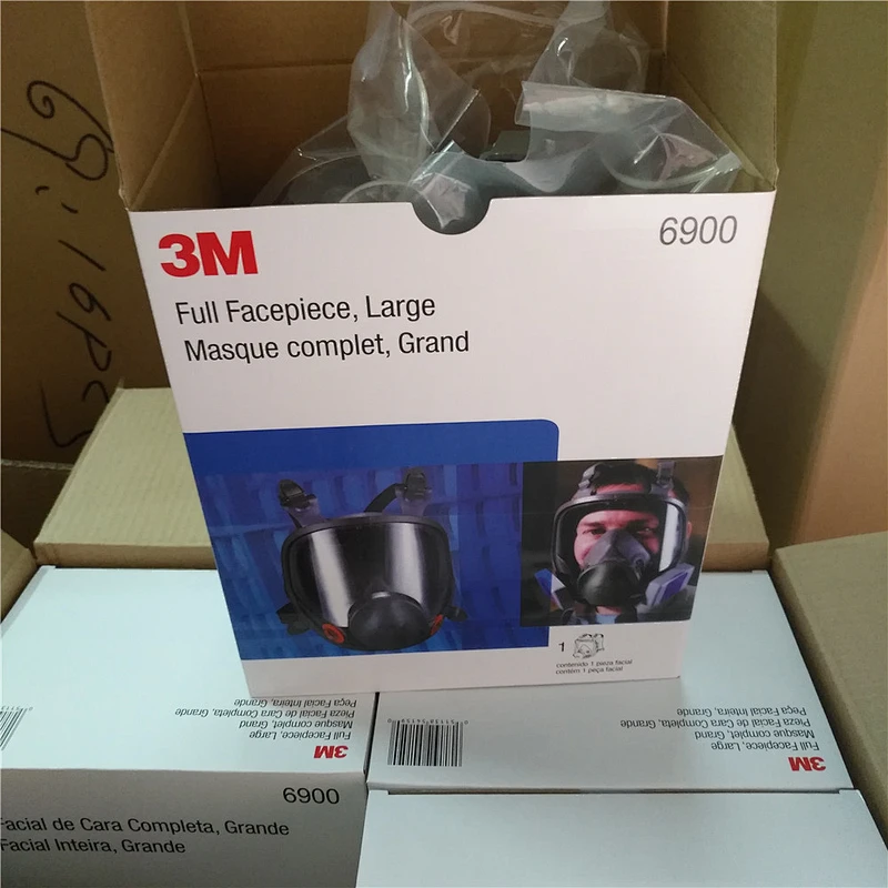 3M full face protective respirator gas mask 6900, Large size