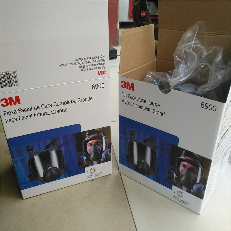 3M full face protective respirator gas mask 6900, Large size