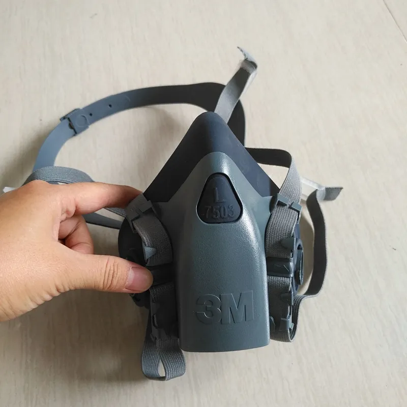 Large size 3M Half Facepiece Reusable Respirator 7503 silicone half face respirator