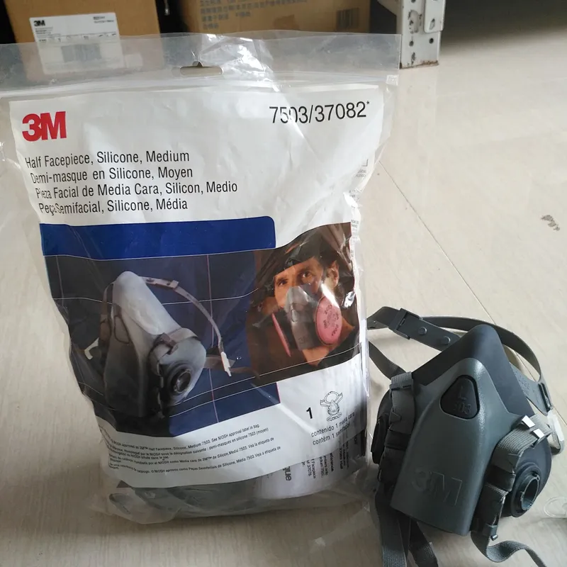 Large size 3M Half Facepiece Reusable Respirator 7503 silicone half face respirator