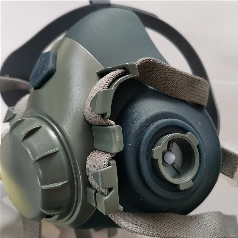 High Quality Reusable OEM Half Face Gas Mask Silicone Mask similar to 3M 7502 Half facepiece respirators