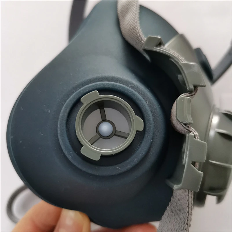 High Quality Reusable OEM Half Face Gas Mask Silicone Mask similar to 3M 7502 Half facepiece respirators