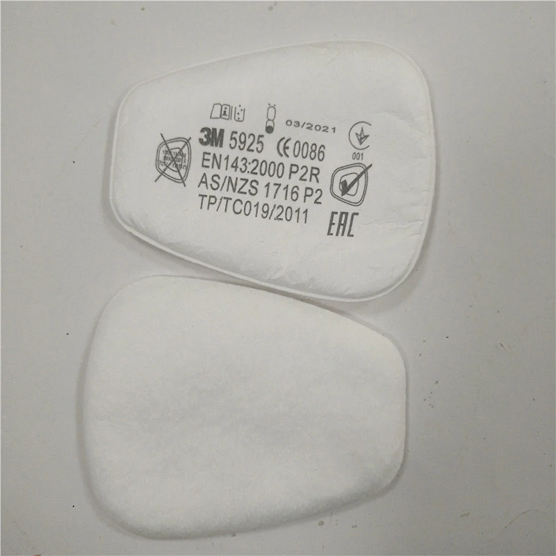 Hepa prefilter 3M 5911 Filter Particulate Prefilters P1 R, 2pcs/pack, used with half full facepiece
