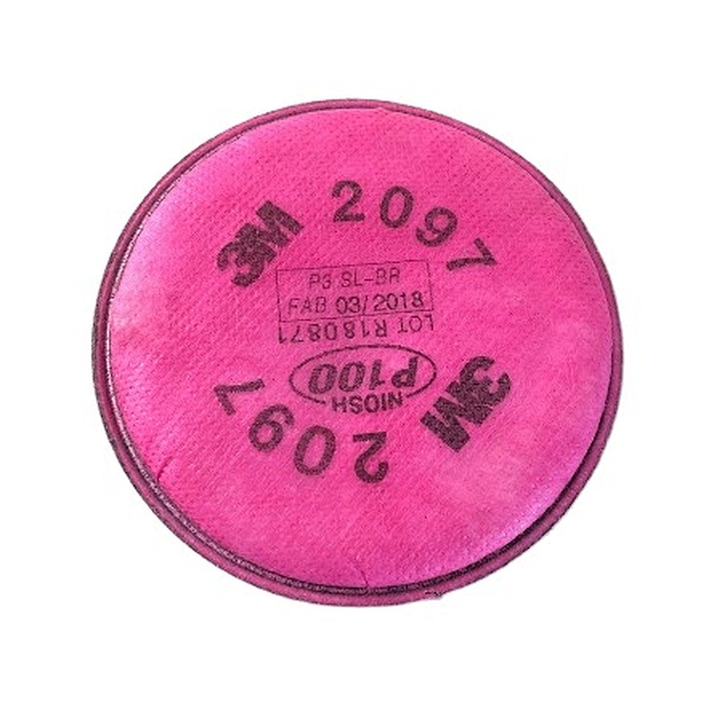 Particulate filter 3M 2097 P100  with nuisance level organic vapor relief