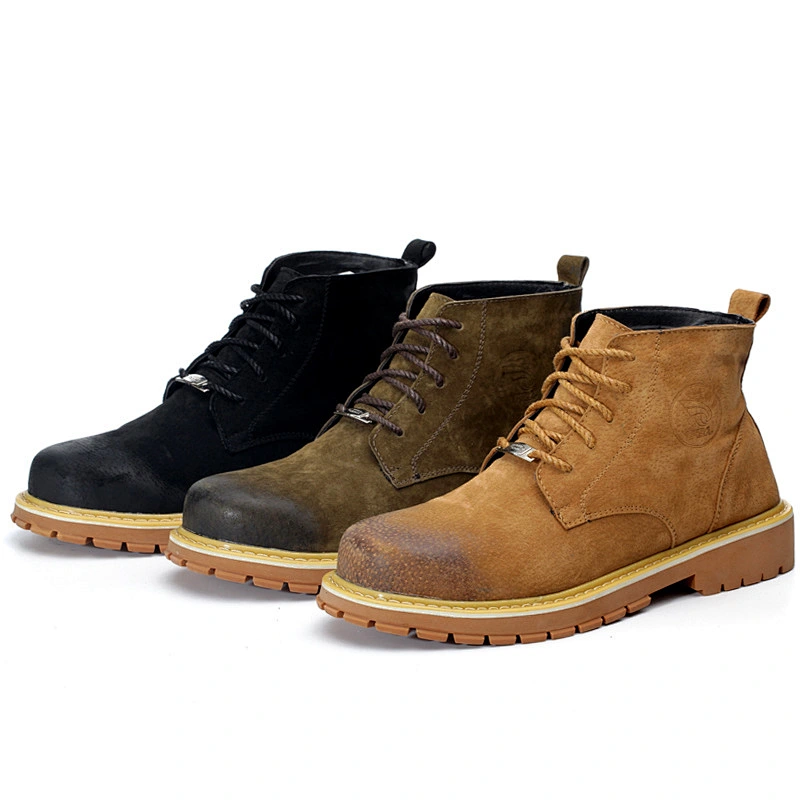 Fashionable Non-slip Anti-smash Steel Toe Safety Shoes Labor Protection Shoes