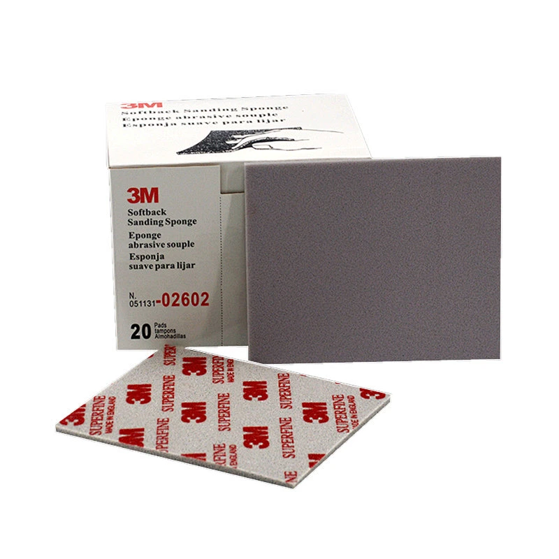 Softback Microfine Sanding Sponge Pad 02600, grade 1200 to 1500, 115mm x 140mm, 20 sponges per pack