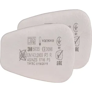 Hepa prefilter 3M 5911 Filter Particulate Prefilters P1 R, 2pcs/pack, used with half full facepiece