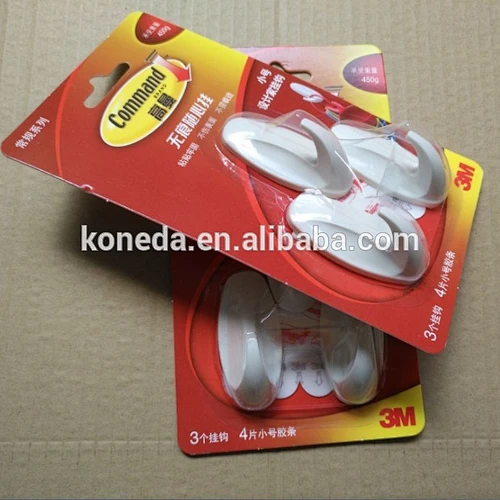 Command Hook Adhesive Plastic Door Hook Strong Adhesive Hook