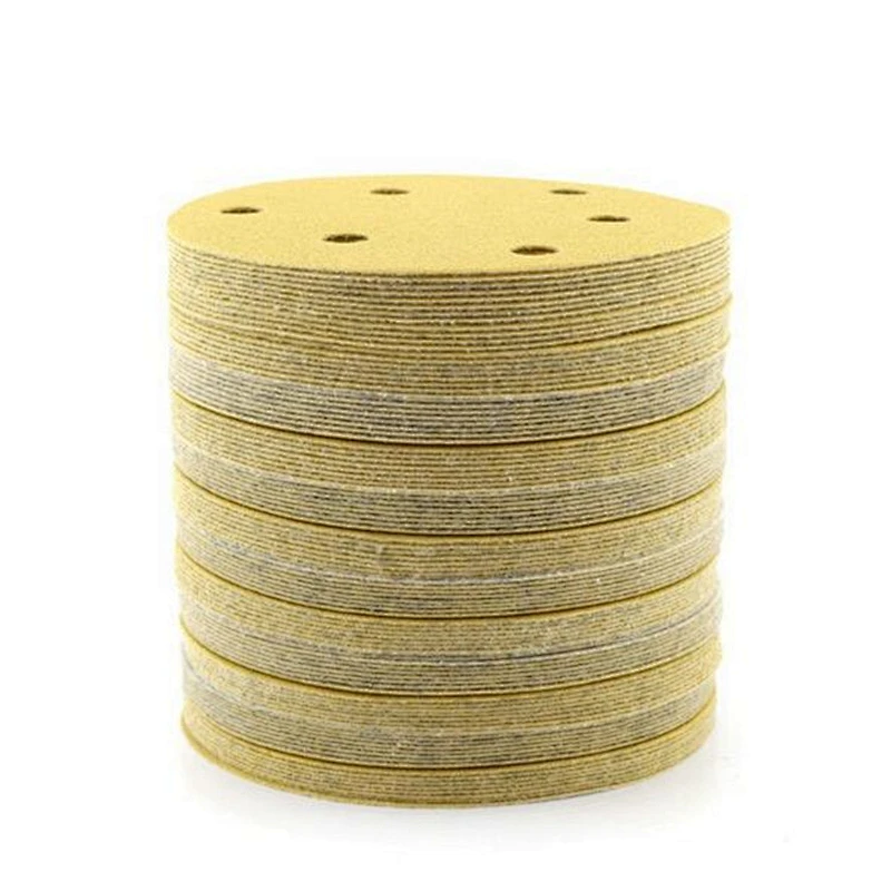 Hookit Gold Disc Sandpaper Round Abrasive Cutting Disc 216U