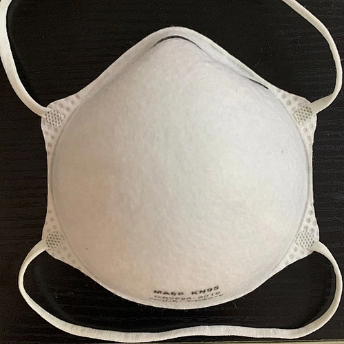 cup type disposable facepiece KN95 standard similar to 8210
