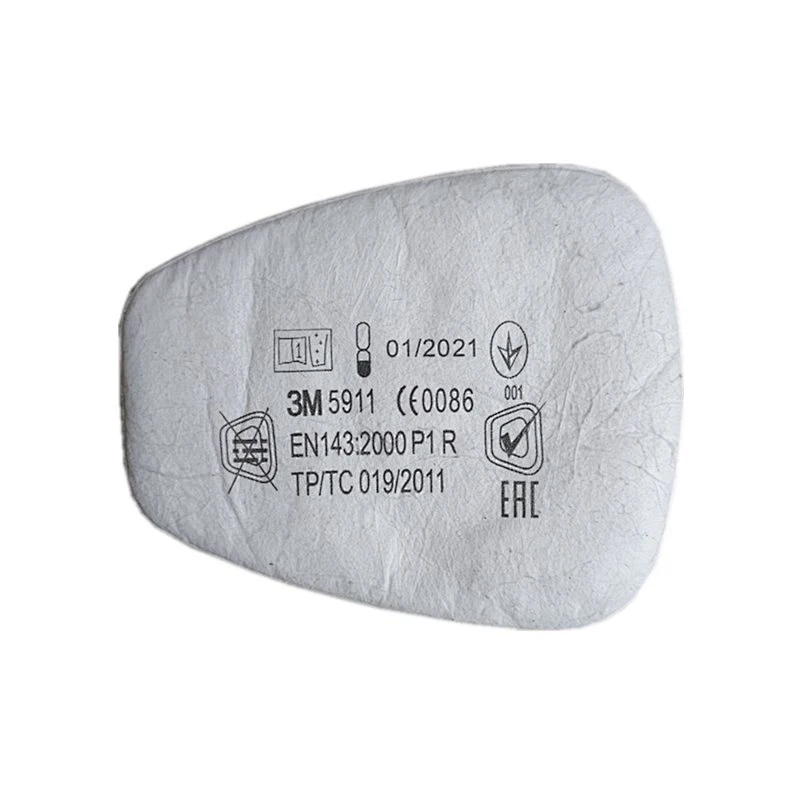 Hepa prefilter 3M 5911 Filter Particulate Prefilters P1 R, 2pcs/pack, used with half full facepiece