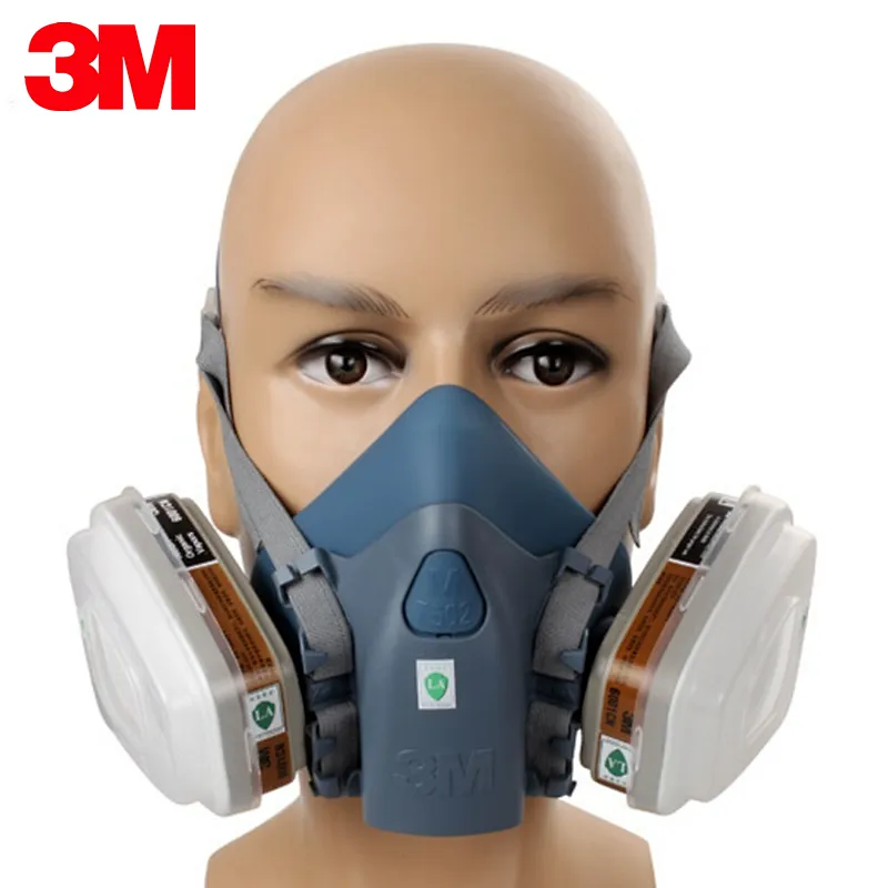 3M 7502 Silicone half face piece mascara de proteccion with filter