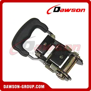Black Painted Ratchet Buckle with Rubber Handle for Ratchet Tie Down
