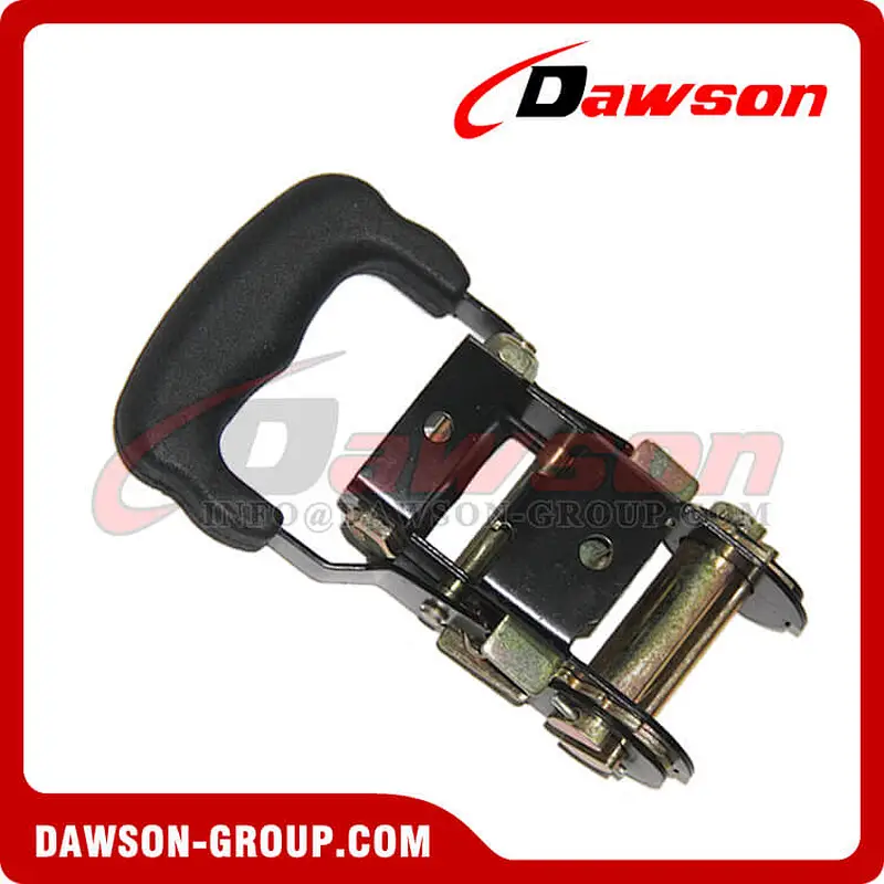 Black Painted Ratchet Buckle with Rubber Handle for Ratchet Tie Down