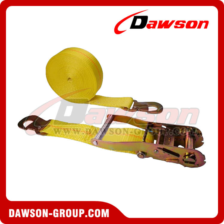 2'' x 30' Ratchet Strap with Flat Snap Hook- china manufacturer supplier - Dawson Group
