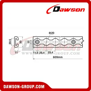 LO11 Aluminum Alloy Type Track