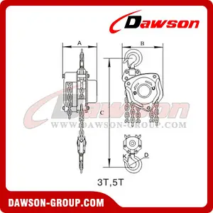 DS-HSZ-A 623 Series 0.25T - 10T Chain Block for Electricity