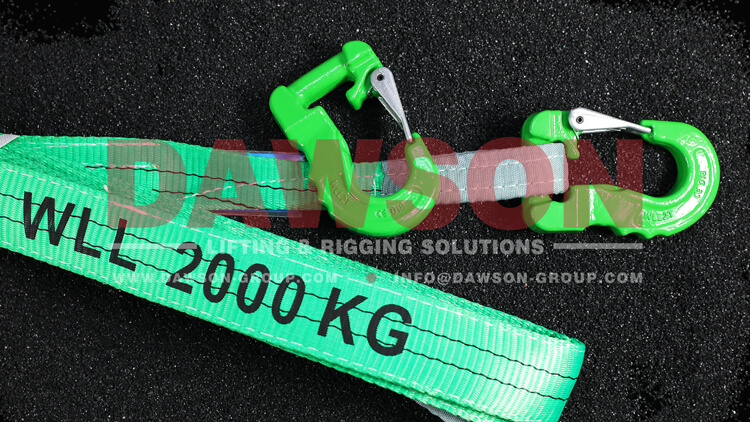 G100 Grade 100 Web Sling Hook, 2 Ton Synthetic Alloy Round Sling Hook - Dawson Group Ltd. - China Manufacturer G100 Grade 100 Web Sling Hook, 2 Ton Synthetic Alloy Round Sling Hook - Dawson Group Ltd. - China Manufacturer
