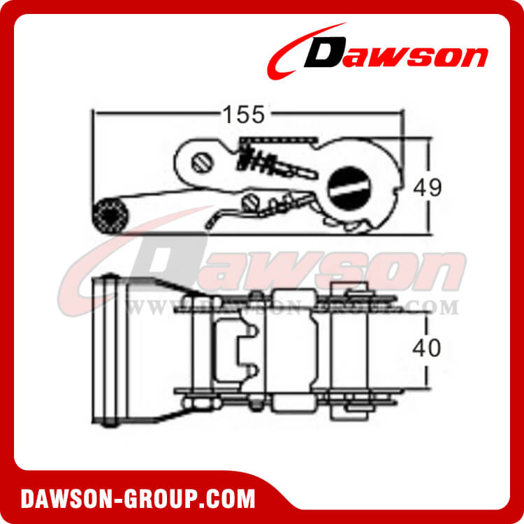 DSRB35307 Ratchet Buckle - China Manufacturer Supplier