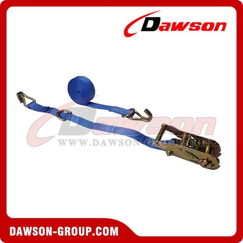 1 inch 20 feet Ratchet Strap With J-Hook and D-Ring