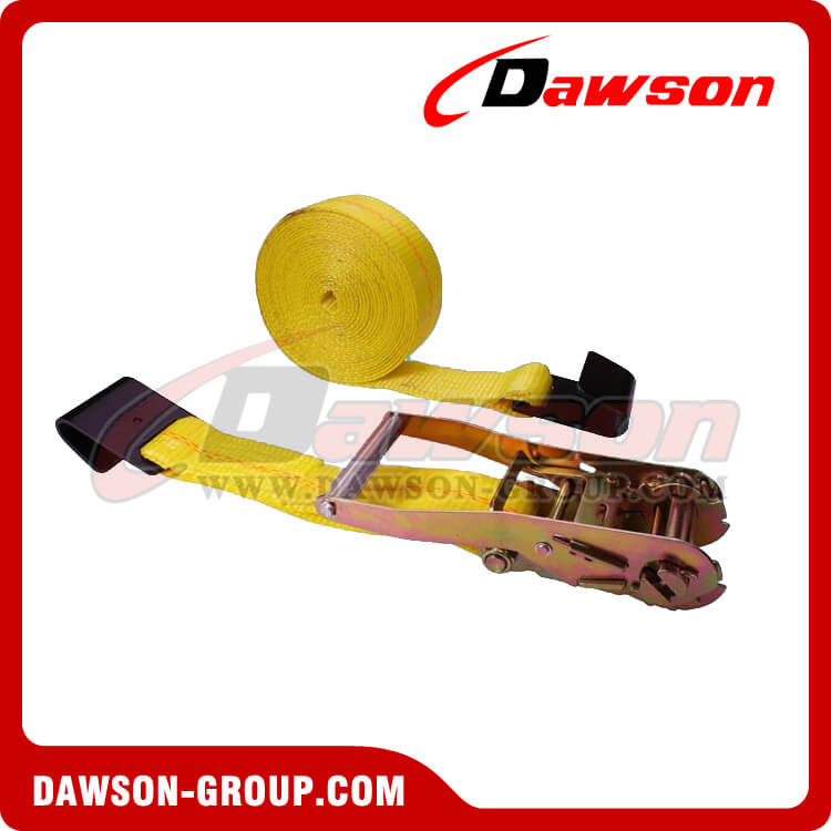 2'' x 50' Ratchet Strap with Flat Hooks- china manufacturer supplier - Dawson Group