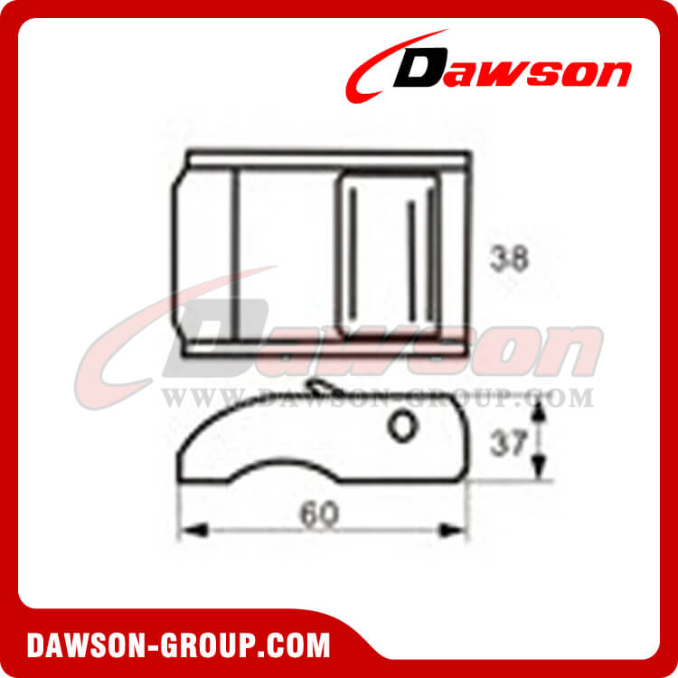CB3802 Cam Buckles Lashing Buckle - dawson group