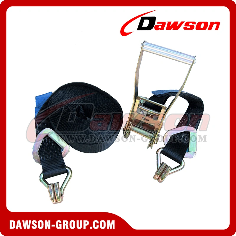5000kg x 7.5m Ratchet Tie Down Straps EN12195-2
