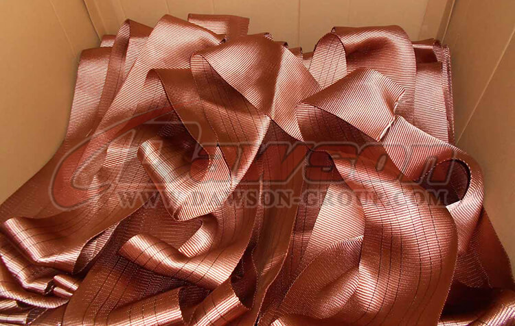 6000kg 6 Ton Polyester Round Lifting Slings Sleeve Tube ,Soft Slings sleeve - China Manufacturer Supplier