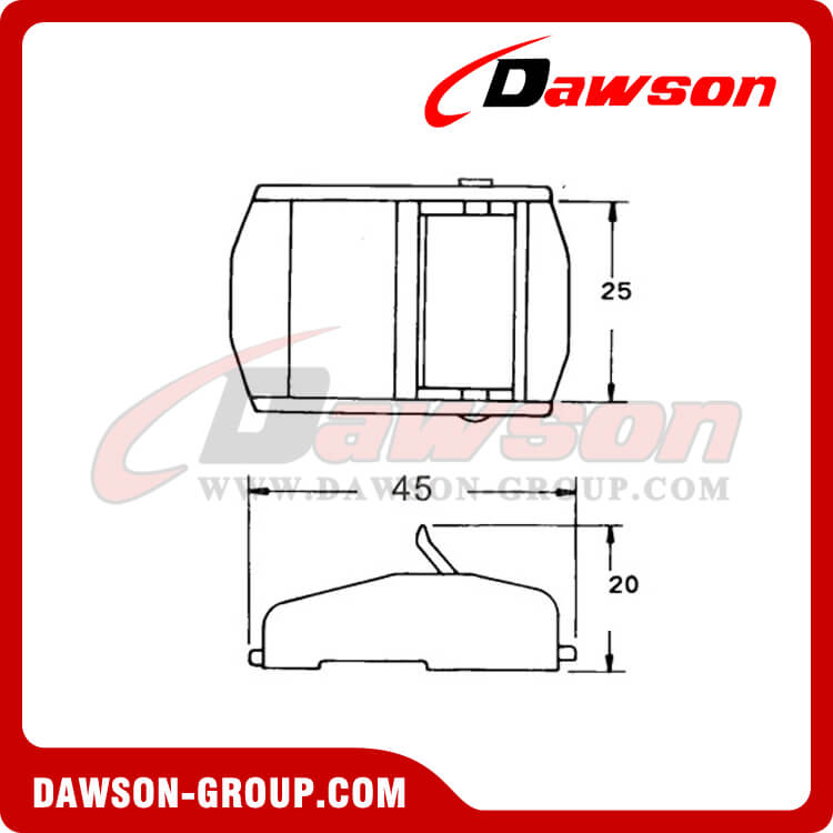 DSCB25031B Cam Buckle - China Manufacturer Supplier