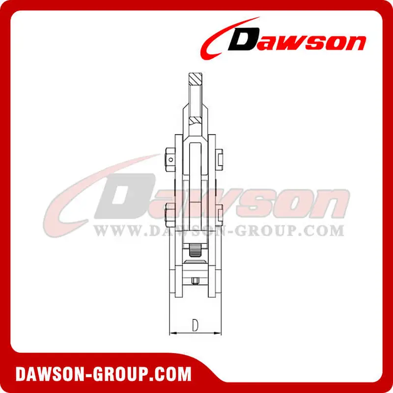 DS-QYG Type Horizontal Clamp with Lock Device